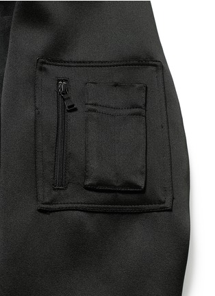  - NEIL BARRETT - 缎面拼贴迷彩羊毛西服外套