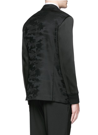背面 - 点击放大 - NEIL BARRETT - 缎面拼贴迷彩羊毛西服外套
