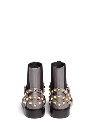 背面 - 点击放大 - BALENCIAGA - 铆钉搭带缀饰切尔西短靴
