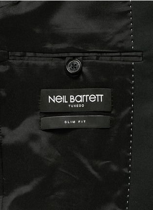  - NEIL BARRETT - 十字星胶印羊毛西服外套