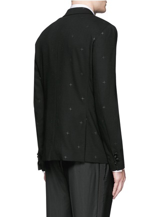 背面 - 点击放大 - NEIL BARRETT - 十字星胶印羊毛西服外套