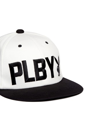 细节 - 点击放大 - PLAYBOY - x Special Product Design拼色字母刺绣棒球帽