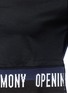 细节 - 点击放大 - OPENING CEREMONY - 品牌名称提花纯棉短款T恤