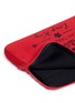 细节 - 点击放大 - CECILIA MA - Little Magic胶印图案太空棉iPad保护套-红色