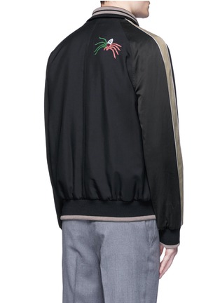 背面 - 点击放大 - LANVIN - 蜘蛛珠饰及刺绣棒球夹克