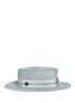 模特儿示范图 - 点击放大 - MAISON MICHEL - Kiki帽带装饰编织平顶硬草帽