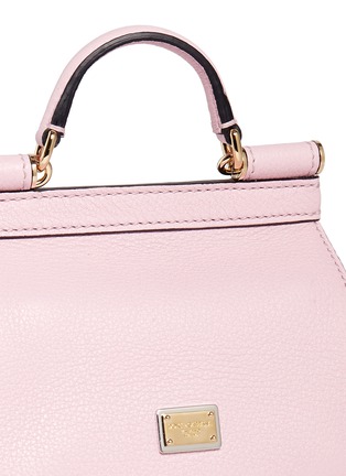 细节 - 点击放大 - DOLCE & GABBANA - MISS SICILY小号牛皮背包