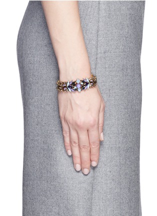 模特示范图 - 点击放大 - ERICKSON BEAMON - LADY OF THE LAKE仿水晶手链