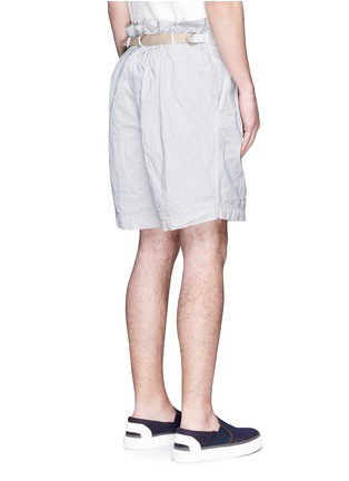 背面 - 点击放大 - KOLOR - 褶裥设计皱面尼龙短裤
