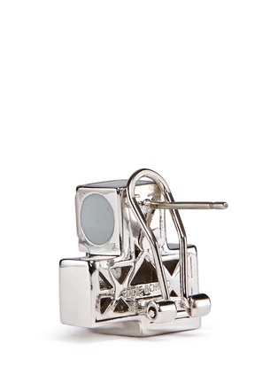 细节 - 点击放大 - EDDIE BORGO - 晶石立方体组合耳钉