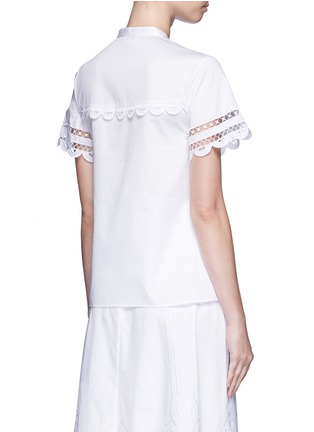 背面 - 点击放大 - TEMPERLEY LONDON - BELLANCA刺绣镂空纯棉衬衫