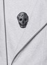 细节 - 点击放大 - ALEXANDER MCQUEEN - 纯棉骷髅头连帽外套