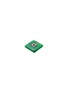 模特儿示范图 - 点击放大 - SAMUEL KUNG - Diamond jade 18k white gold square pendant