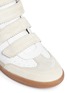 细节 - 点击放大 - ISABEL MARANT ÉTOILE - Bilsy拼接设计真皮运动鞋