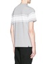 背面 - 点击放大 - DENHAM - 'Bolt Stripe' print cotton T-shirt