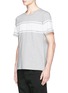 正面 -点击放大 - DENHAM - 'Bolt Stripe' print cotton T-shirt