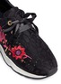 细节 - 点击放大 - ASH - mina花卉刺绣蕾丝运动鞋