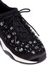 细节 - 点击放大 - ASH - miss lace立体花卉缀饰蕾丝运动鞋