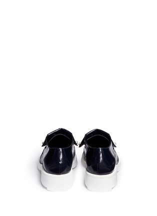 背面 - 点击放大 - CLERGERIE - 流苏人造珍珠装饰真皮系带鞋