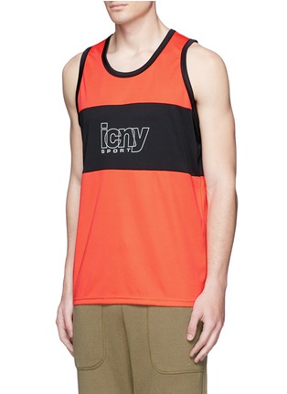 正面 -点击放大 - ICNY - 拼色反光胶印背心