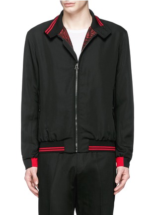 首图 - 点击放大 - LANVIN - 斑马纹哈灵顿夹克