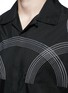 细节 - 点击放大 - LANVIN - 车缝线缀饰纯棉衬衫