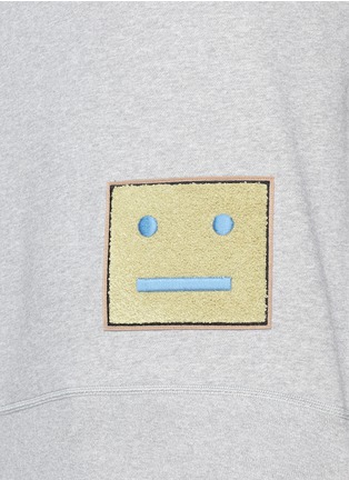 细节 - 点击放大 - ACNE STUDIOS - College L Face表情图案纯棉卫衣