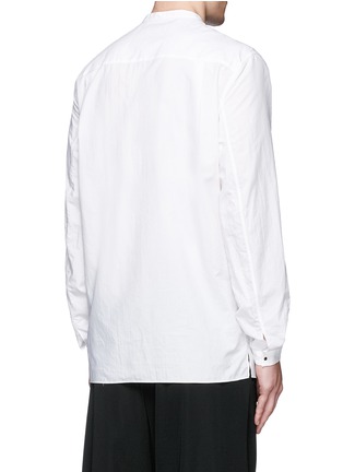 背面 - 点击放大 - ACNE STUDIOS - 中式衣领棉混丝衬衫