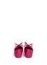 背面 - 点击放大 - MELISSA - Ultragirl Sweet II儿童款双层蝴蝶结果冻平底鞋