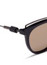 细节 - 点击放大 - HAZE COLLECTION - Zeal' wire top bar acetate sunglasses