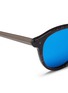 细节 - 点击放大 - HAZE COLLECTION - Edge' marble effect mirror sunglasses