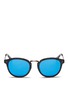 首图 - 点击放大 - HAZE COLLECTION - Edge' marble effect mirror sunglasses