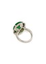模特儿示范图 - 点击放大 - SAMUEL KUNG - Diamond garnet jade 18k white gold ring