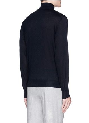 背面 - 点击放大 - TOMORROWLAND - Cashmere-silk turtleneck sweater