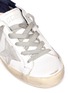 细节 - 点击放大 - GOLDEN GOOSE - Superstar儿童款五角星拼贴做旧运动鞋