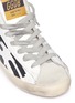 细节 - 点击放大 - GOLDEN GOOSE - Francy儿童款不对称设计做旧高筒运动鞋