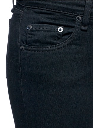 细节 - 点击放大 - RAG & BONE - capri单色中腰修身长裤