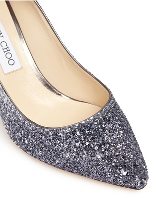 细节 - 点击放大 - JIMMY CHOO - ROMYROMY渐变色亮片尖头高跟鞋