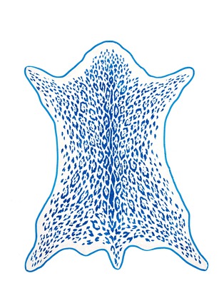 细节 - 点击放大 - MASLIN & CO - 豹纹纯棉沙滩毛毯便携套组