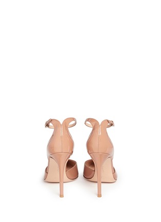 背面 - 点击放大 - GIANVITO ROSSI - Romy T字搭带漆皮高跟鞋