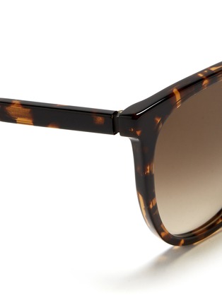 细节 - 点击放大 - OXYDO - Tortoiseshell cat eye acetate sunglasses