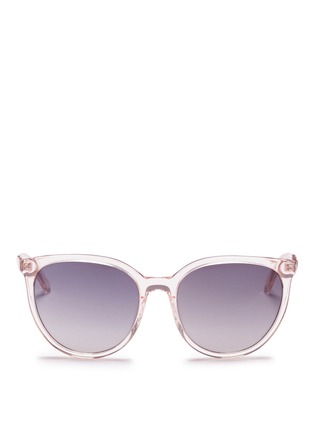 首图 - 点击放大 - OXYDO - Translucent cat eye acetate sunglasses