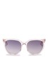 首图 - 点击放大 - OXYDO - Translucent cat eye acetate sunglasses