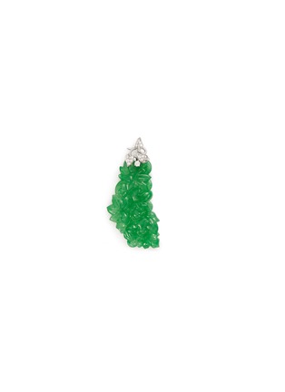 首图 - 点击放大 - SAMUEL KUNG - Diamond jade 18k white gold pendant