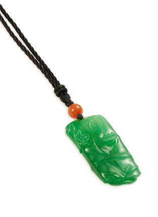 细节 - 点击放大 - SAMUEL KUNG - Jade bamboo plaque