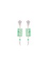 首图 - 点击放大 - SAMUEL KUNG - Diamond jade 18k white gold earrings