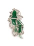 细节 - 点击放大 - SAMUEL KUNG - Diamond jade 18k gold brooch