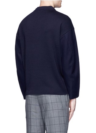 背面 - 点击放大 - TOMORROWLAND - 单色落肩袖羊毛上衣