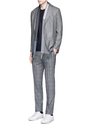 模特儿示范图 - 点击放大 - TOMORROWLAND - 单色落肩袖羊毛上衣