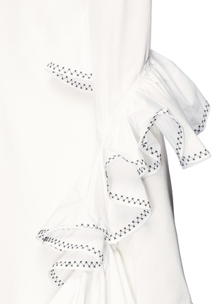 细节 - 点击放大 - ELLERY - Molotov荷叶边喇叭袖连衣裙